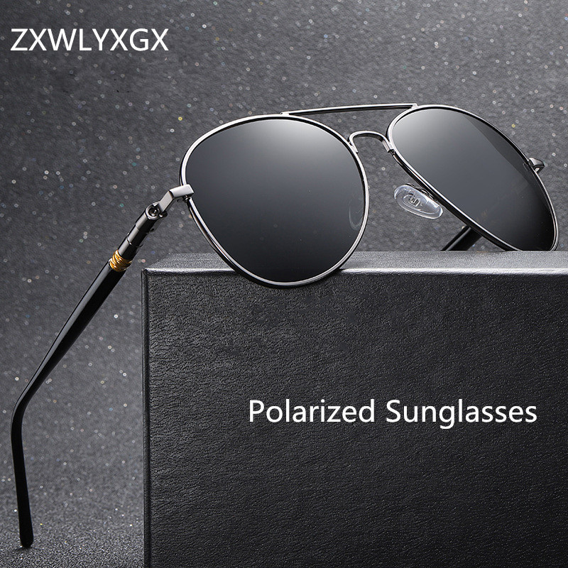 Sunglasses Aviator Polarized - Güneş gözlüğü Erkekler Polarize Moda Klasik