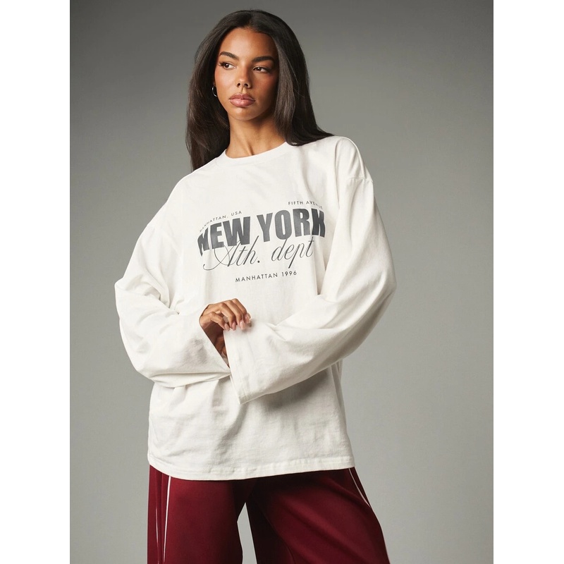 Tee Graphic Print - New York Manhattan 1996 şehir temalı