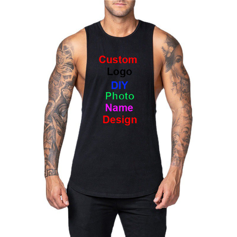 DIY özel Logo marka spor salon - Tank Top Muscle incelemesi ve fiyatı