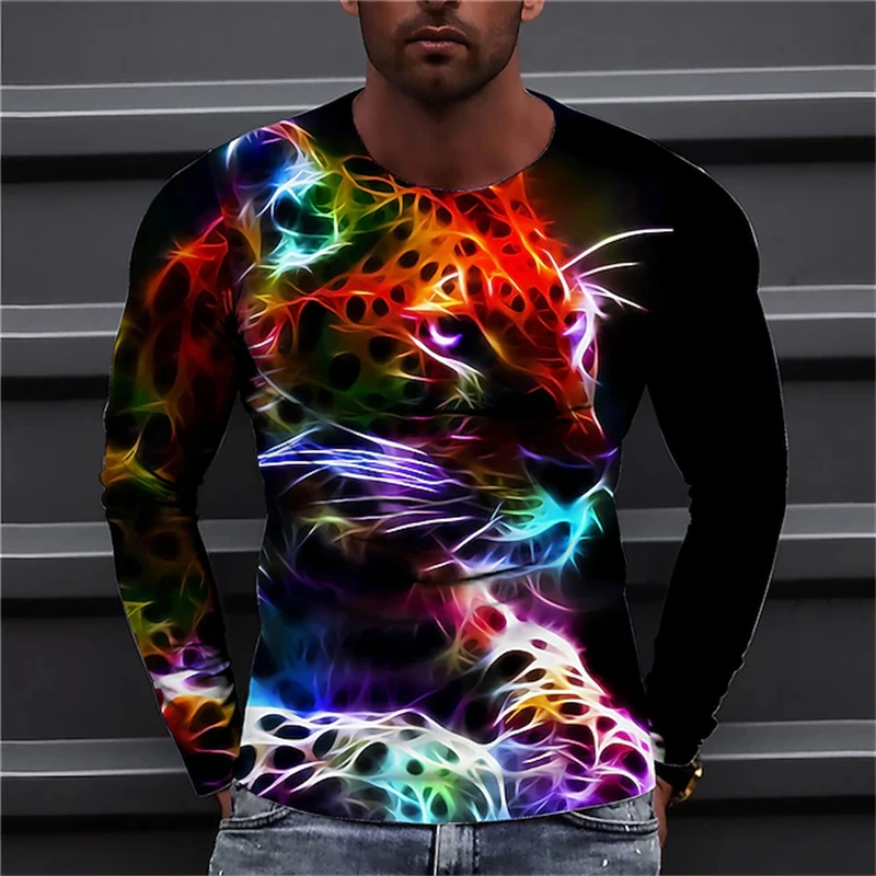Erkek Mavi Beyaz Kaplan Ejderh - Tee Graphic Print incelemesi ve fiyatı