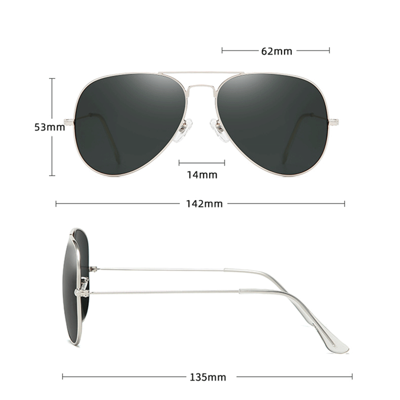 Yeni moda havacılık güneş gözl - Sunglasses Aviator Polarized incelemesi ve fiyatı